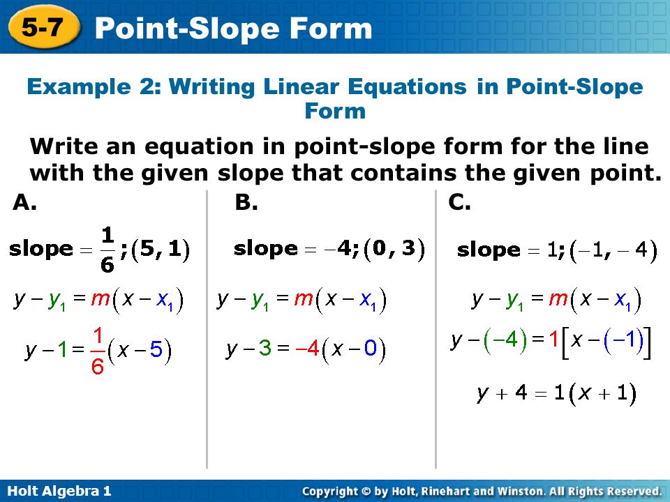 point slope form algebra 1
Holt Algebra Point-Slope Form Warm Up Find the slope of the ... point slope form algebra 1
Holt Algebra Point-Slope Form Warm Up Find the slope of the ...