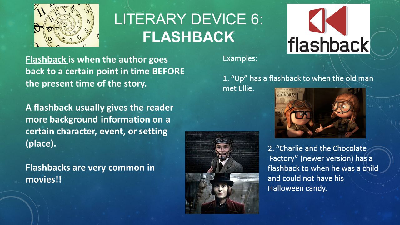 What is flashback in literature, in movies 31 What is flashback in literature, in movies 19
