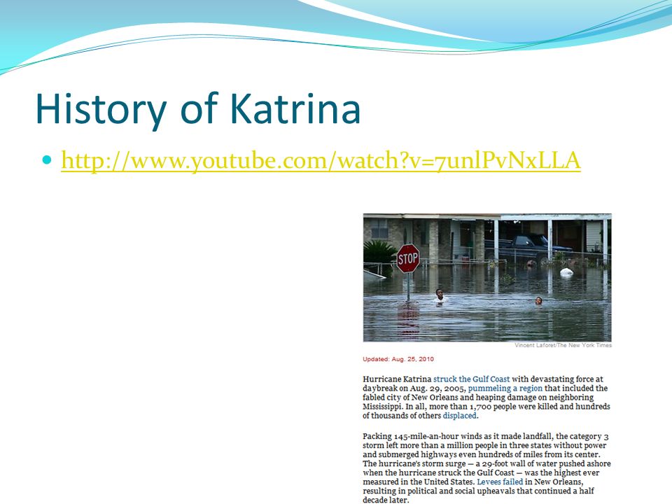 History of Katrina   v=7unlPvNxLLA