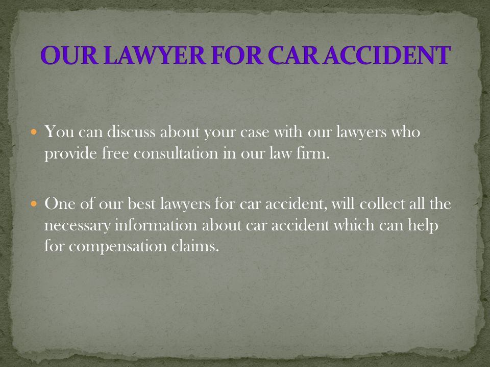 You can discuss about your case with our lawyers who provide free consultation in our law firm.
