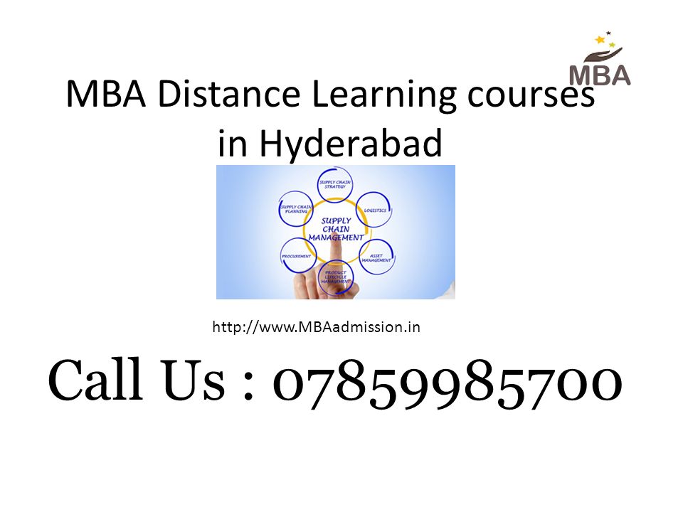 MBA Distance Learning courses in Hyderabad   Call Us :