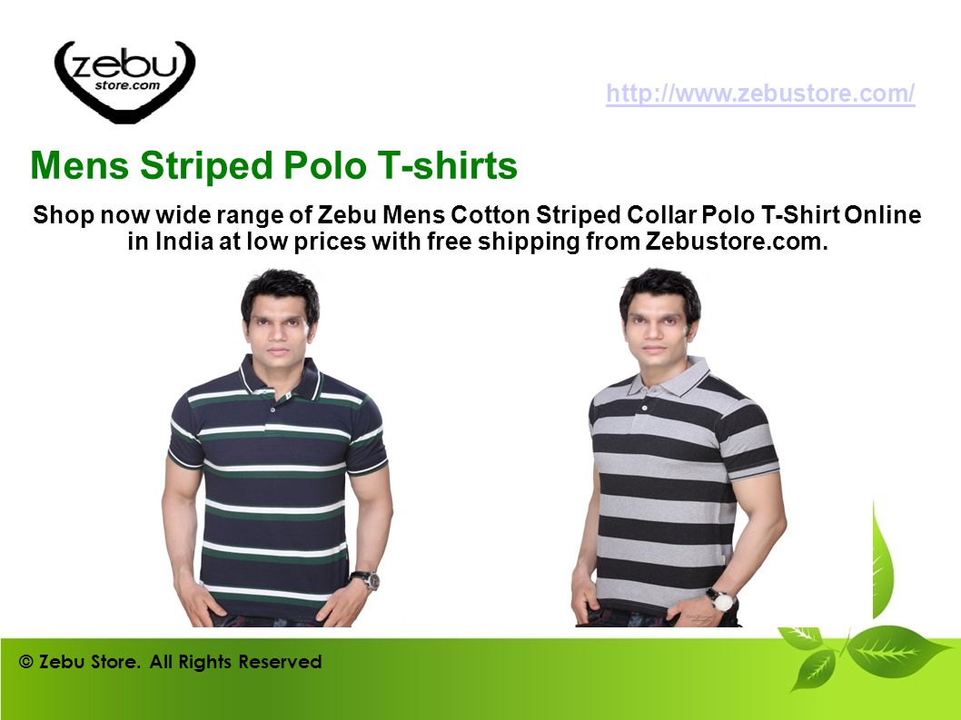 Mens Striped Polo T-shirts Shop now wide range of Zebu Mens Cotton Striped Collar Polo T-Shirt Online in India at low prices with free shipping from Zebustore.com.