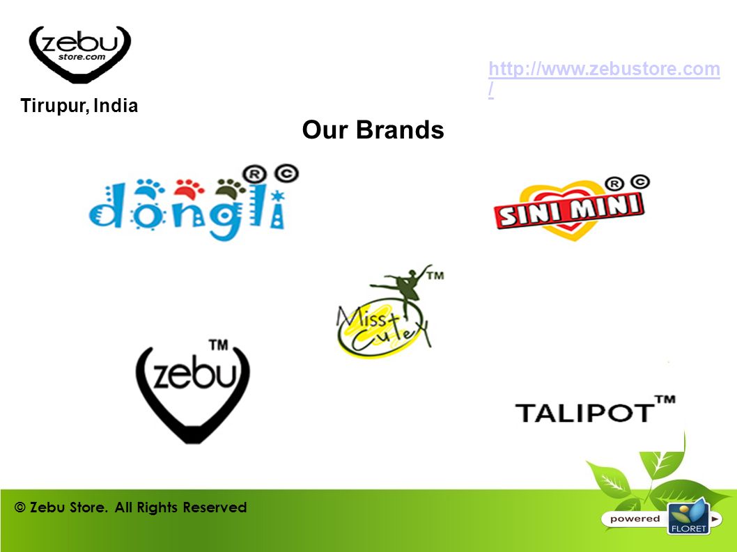 Our Brands Tirupur, India   /