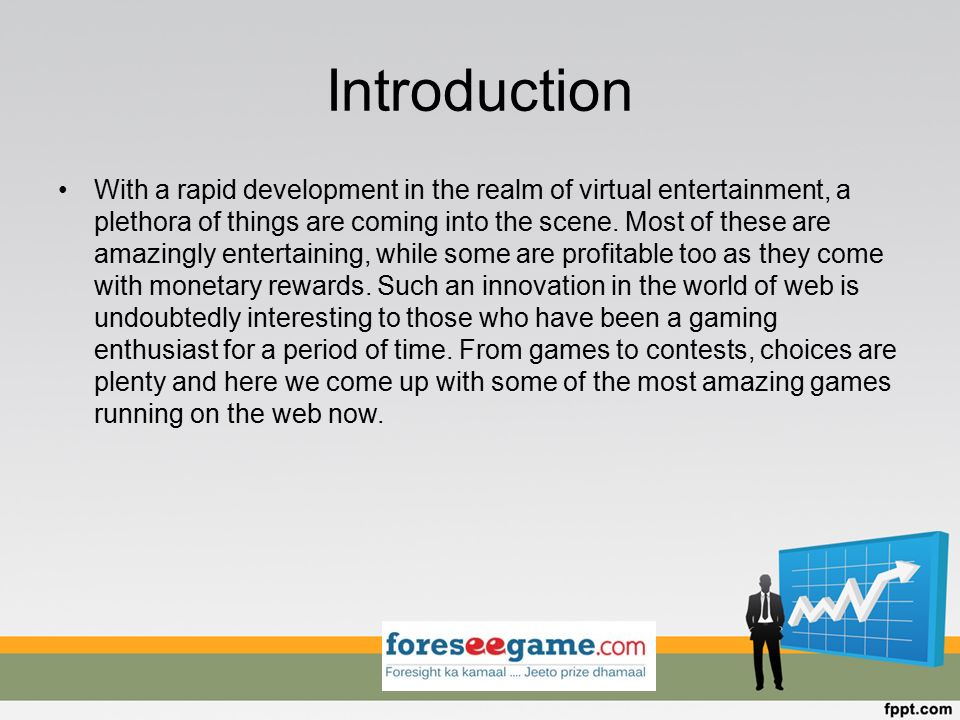 Web Game Introduction