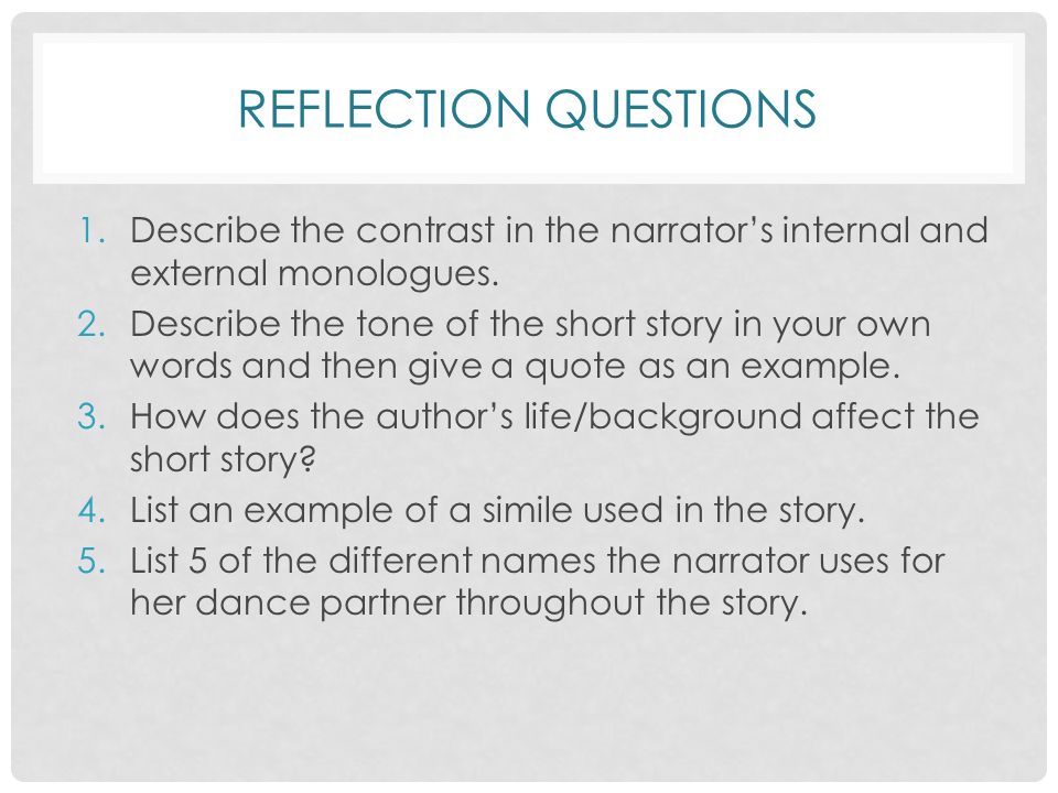 short stories in first person examples La final review monday december 16, point of view first person.