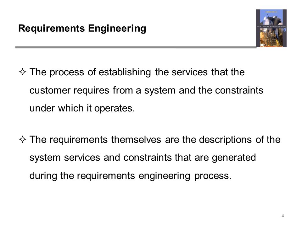 Chapter 3 – Requirements Engineering 1. Video Tutorials Software ...