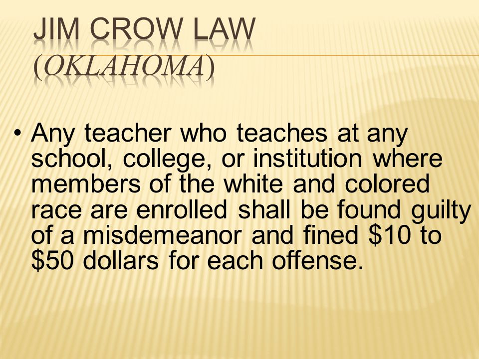 Any teacher who teaches at any school, college, or institution where members of the white and colored race are enrolled shall be found guilty of a misdemeanor and fined $10 to $50 dollars for each offense.