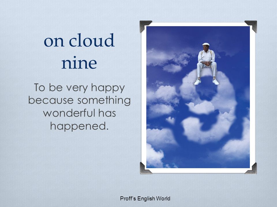 Облако на английском языке