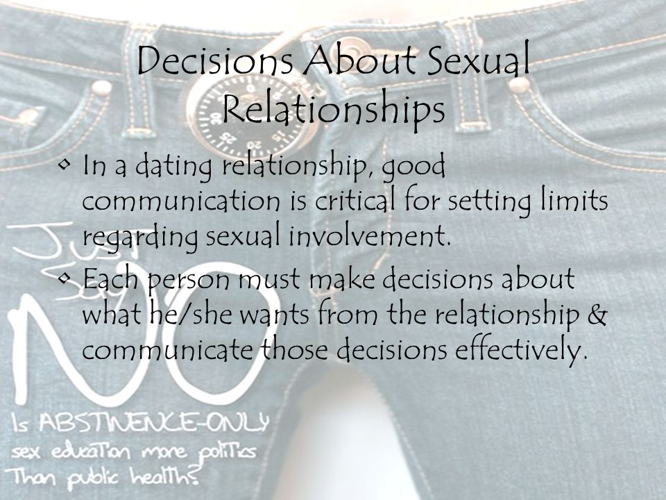 dating setting limits