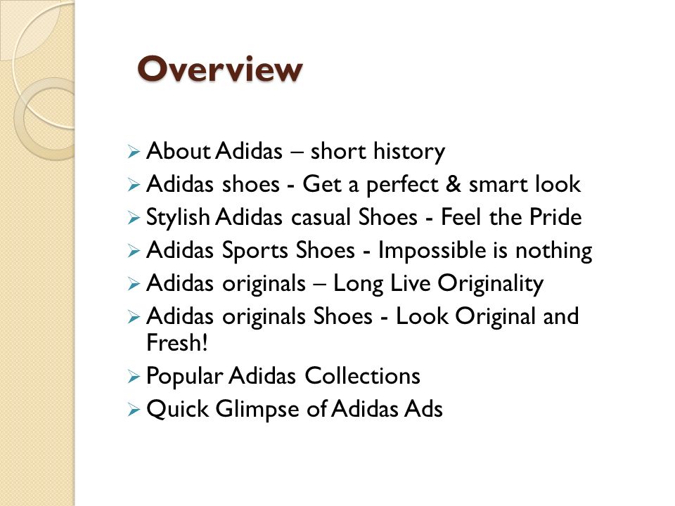 Adidas Footwear Collections Adidas Footwear Collections. - ppt download