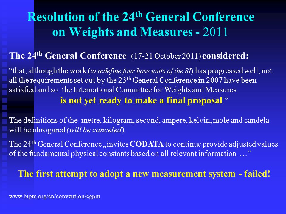 THE NEW SYSTEM OF UNITS BASED ON FUNDAMENTAL PHYSICAL CONSTANTS - THE NEXT APROACH Waldemar Nawrocki Poznan University of Technology, Poznan, Poland Workshop. - ppt download