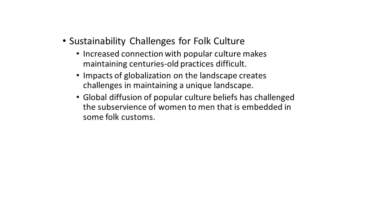 importance of folk culture