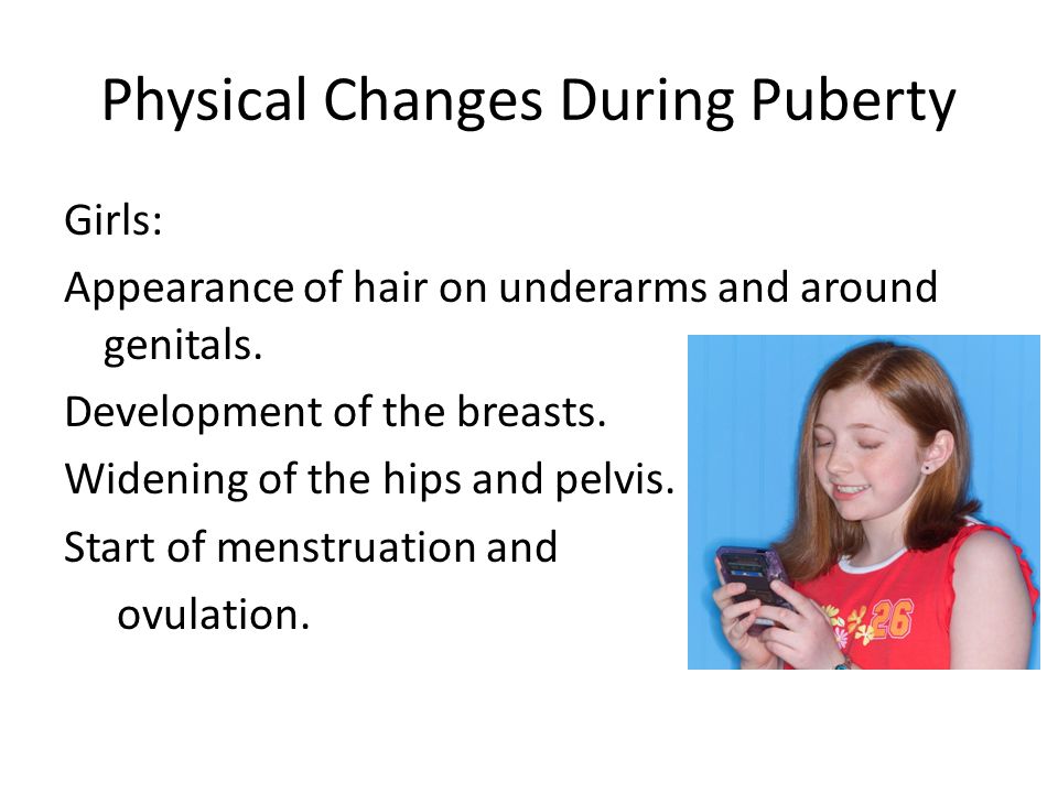 During physical puberty changes Supporting Healthy