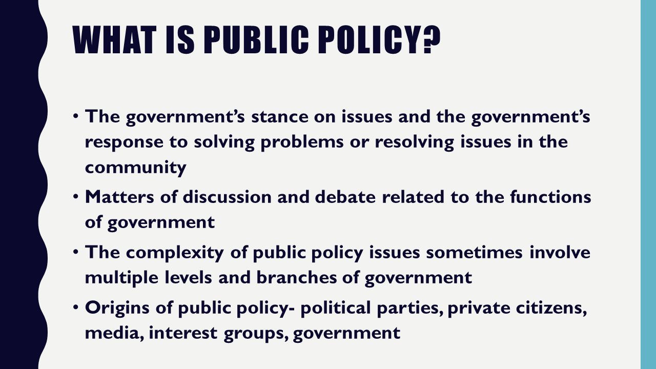 PUBLIC POLICY CH. 13 DEALING WITH COMMUNITY ISSUES. - ppt download