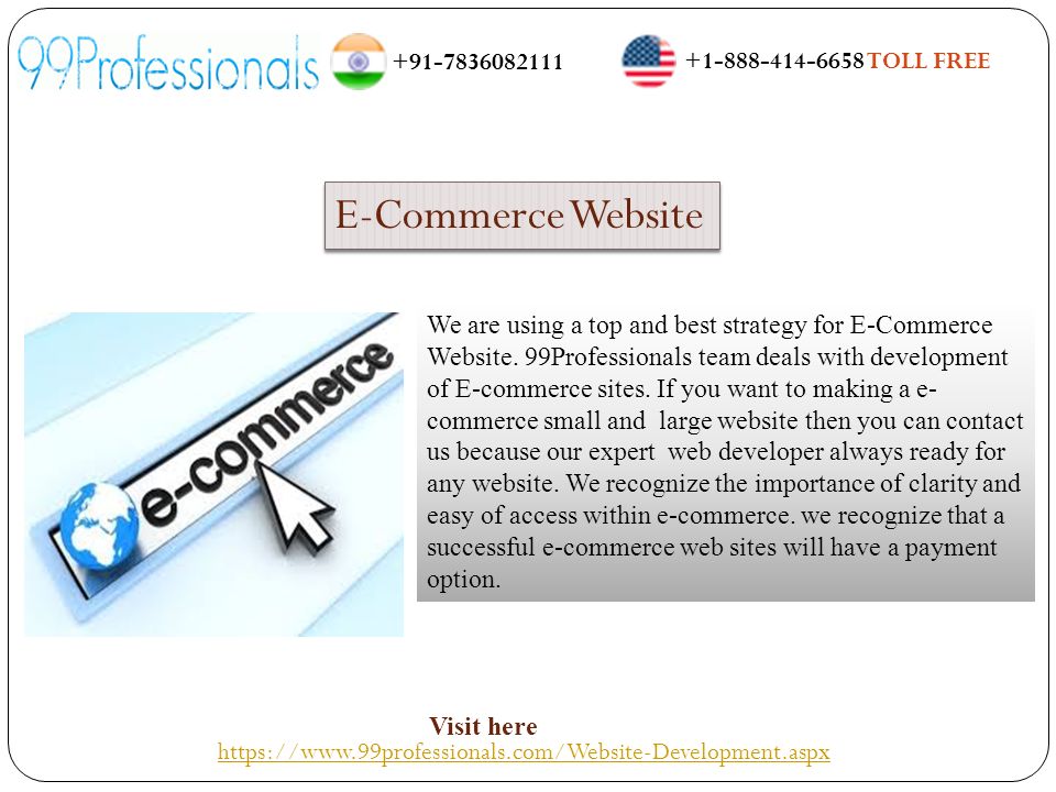 We are using a top and best strategy for E-Commerce Website.