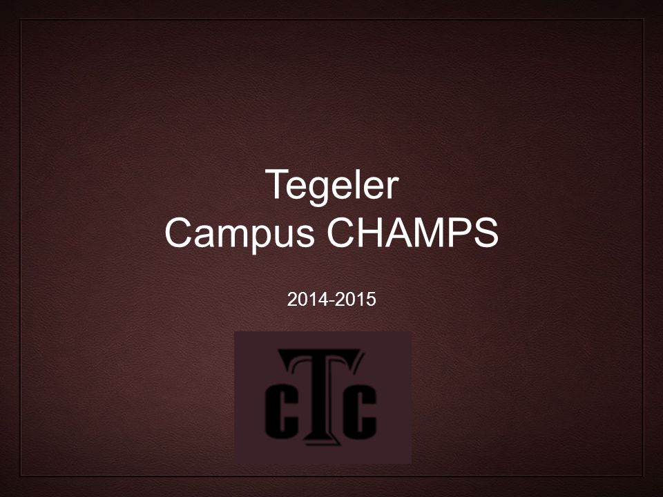 Tegeler Campus CHAMPS