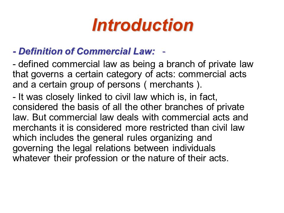 Commercial Law Commercial Acts Merchant Commercial Companies Ppt Download