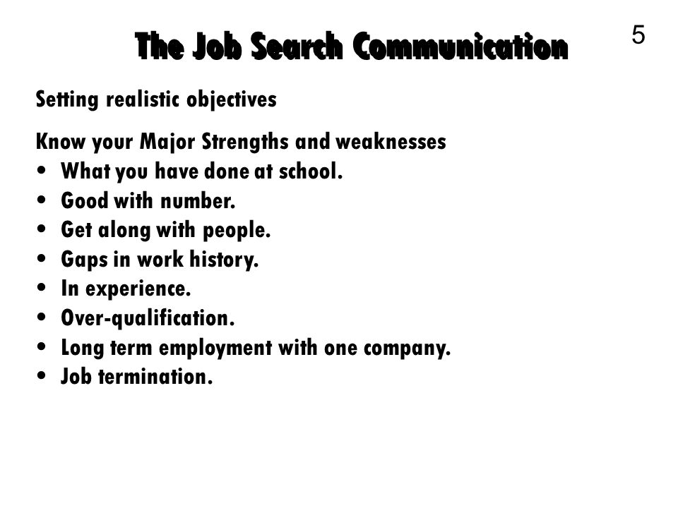 business communication 1 the job search communication 2 planning jobs for a history major