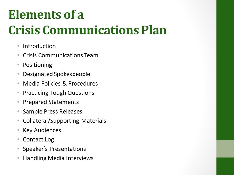 examples of crisis communication plans crisis communications plan examples