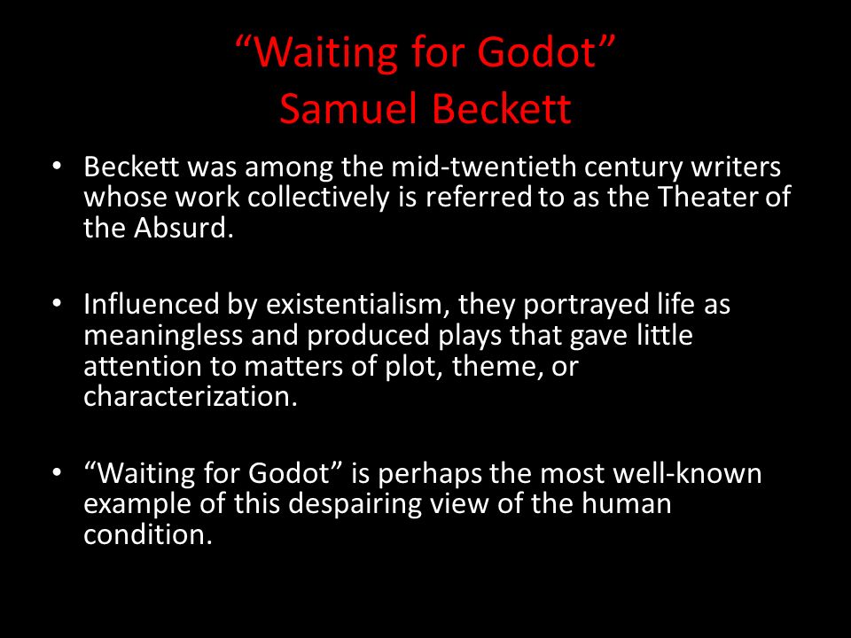 waiting for godot and existentialism