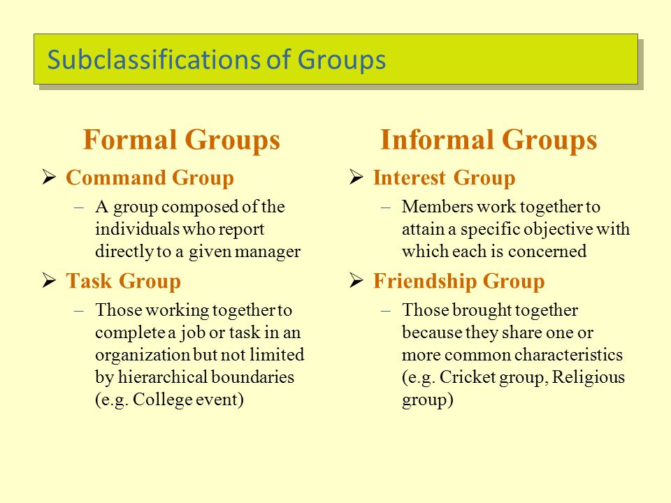 what is a command group in an organization