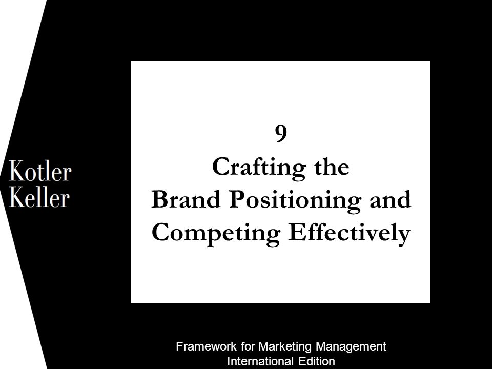 crafting the brand positioning kotler