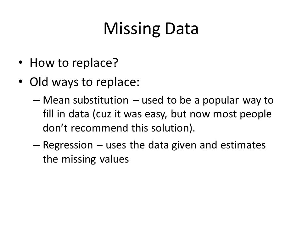 Data Screening. What is it? Data screening is very important to make sure  you've met all your assumptions, outliers, and error problems. Each type  of. - ppt download