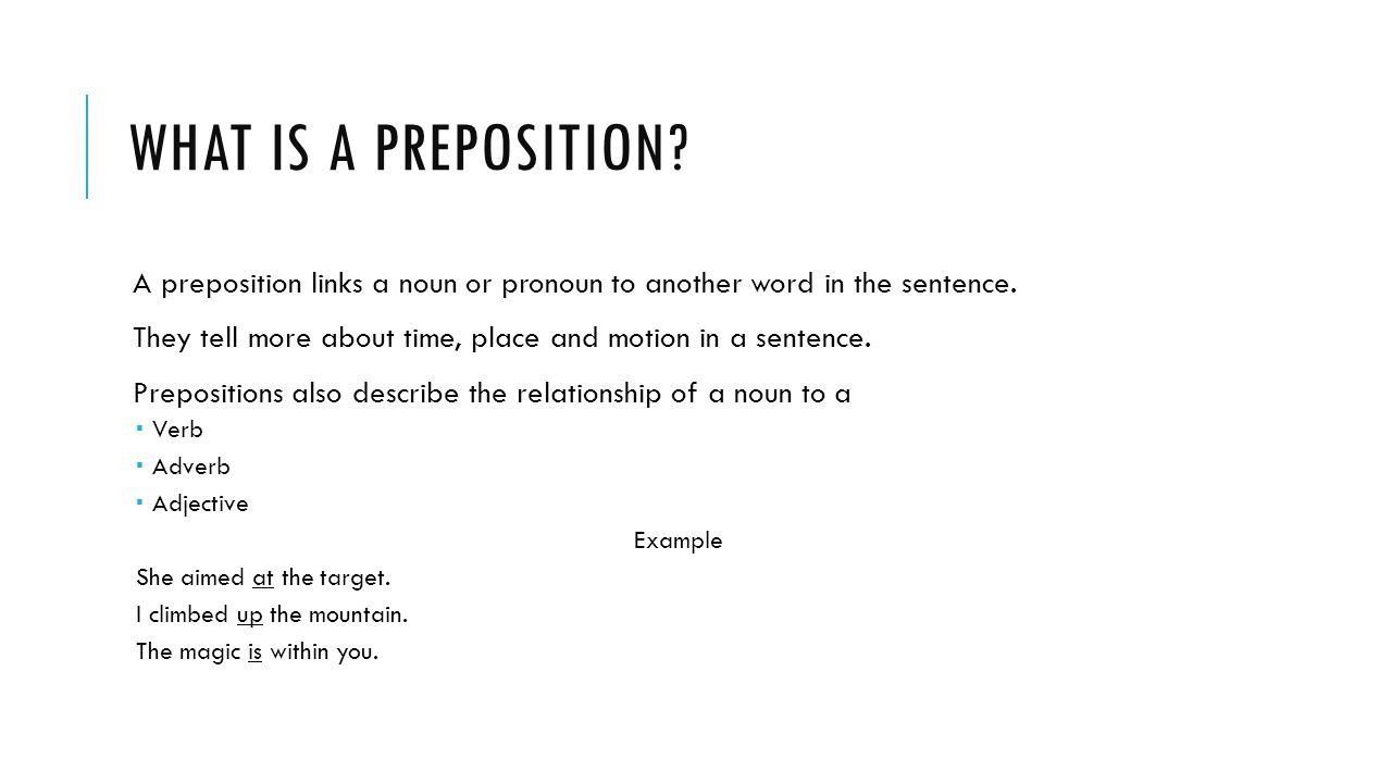 PREPOSITIONS, CONJUNCTIONS AND INTERJECTIONS Parts of Speech Review. - ppt  download