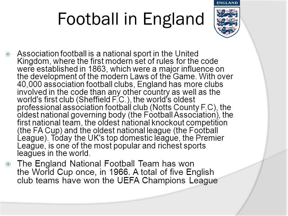 The national sport of england 7. National Sport in England. England текст. Football is the National Sport of England. The National Sport of England 7 класс.
