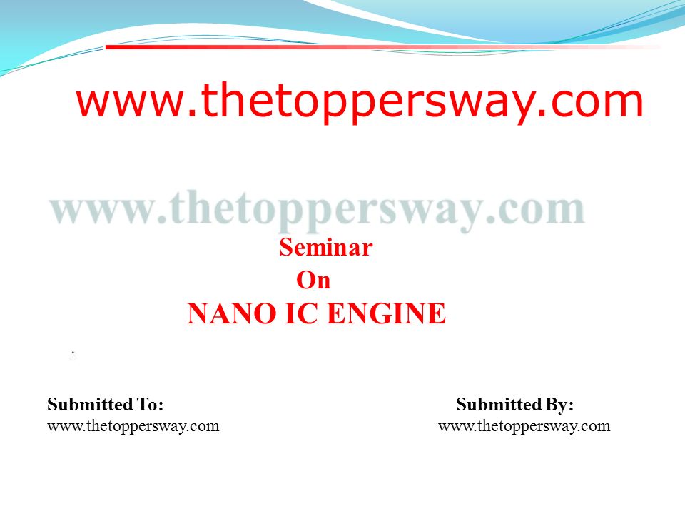 NANO IC ENGINE SEMINAR EBOOK DOWNLOAD NANO IC ENGINE SEMINAR EBOOK DOWNLOAD