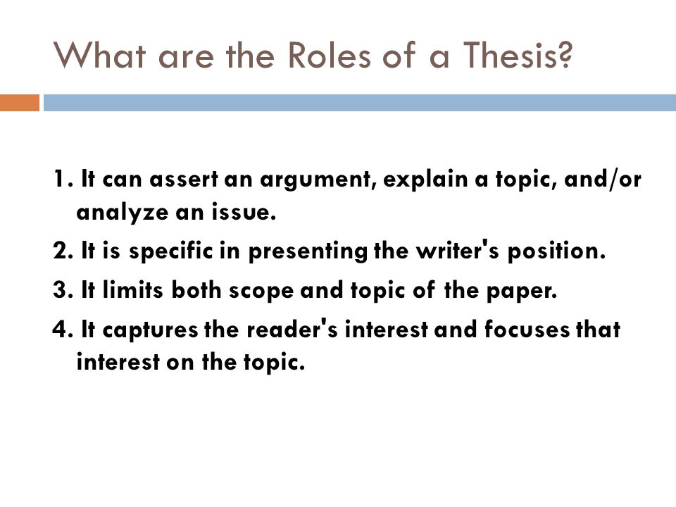 how to make a great thesis statement