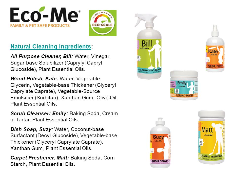 100% Natural Cleaning Products Clean on the Inside. - ppt download