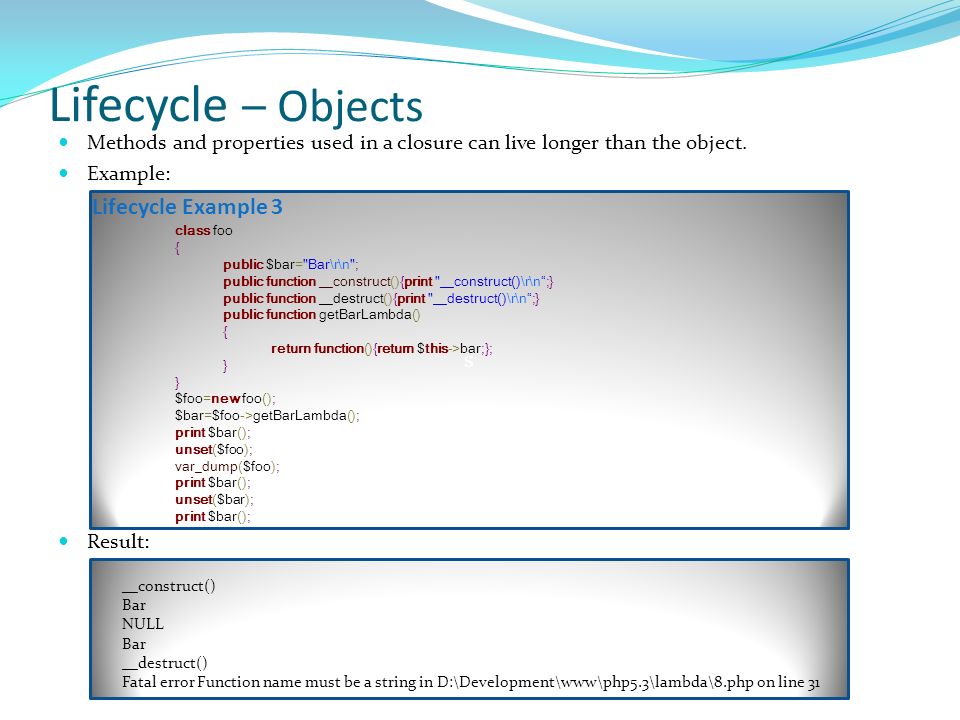 Lambda Functions & Closures A Sydney PHP Group Presentation 2 nd October  2008 By Timothy Chandler. - ppt download