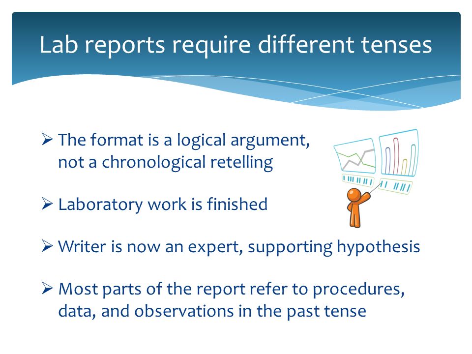 Lab write up tense