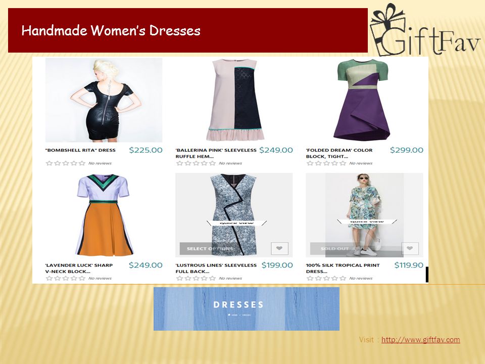 Handmade Women’s Dresses Visit :