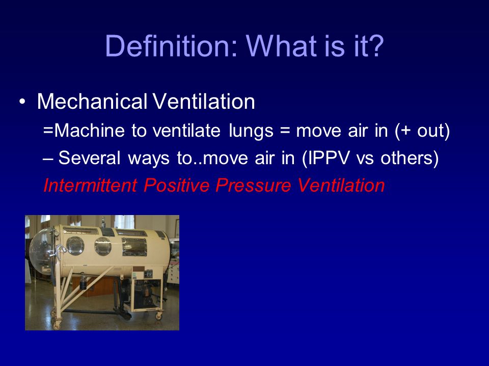 Mechanical Ventilation Dr Rob Stephens - ppt download