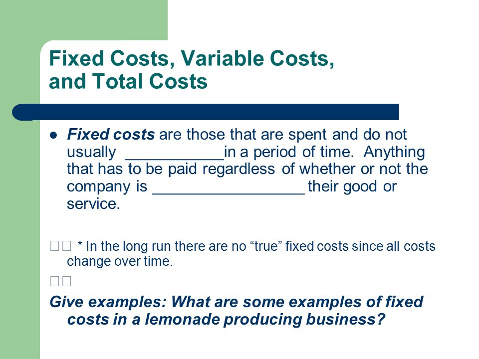 examples of variable costs in a business