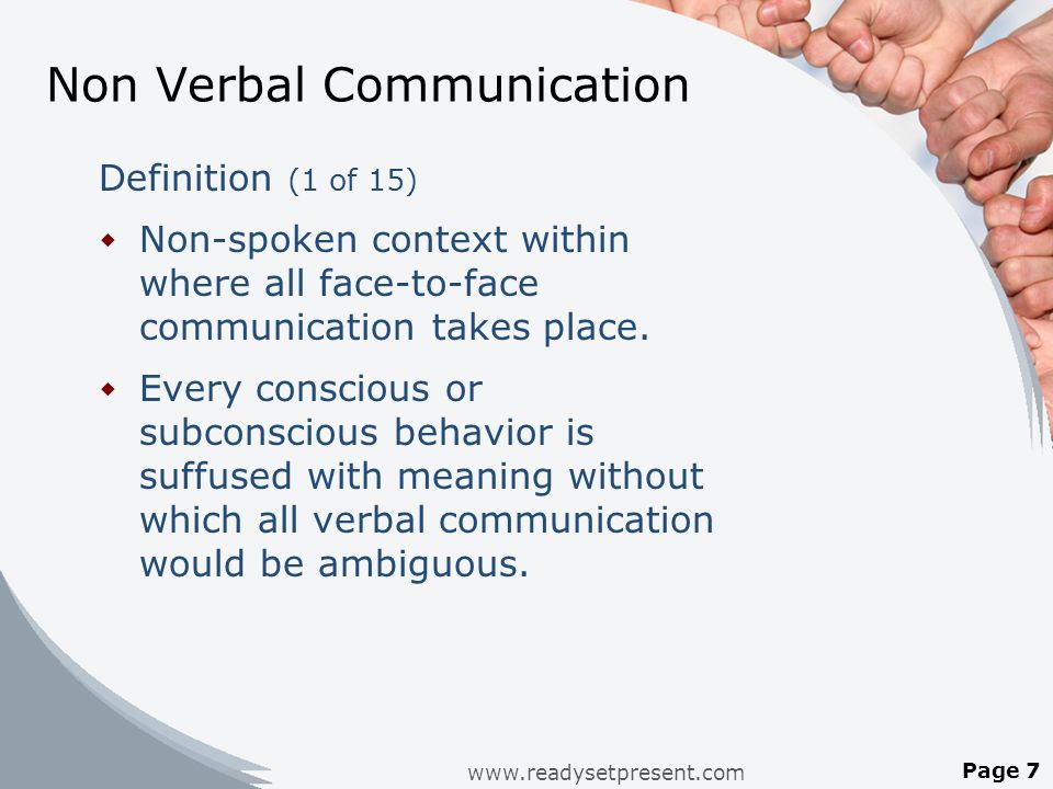 Non Verbal Communication Program Objectives 1 Of 2 Hone Your Interpersonal Advantages While Interacting With Others Recognize How The Eyes Face Ppt Download