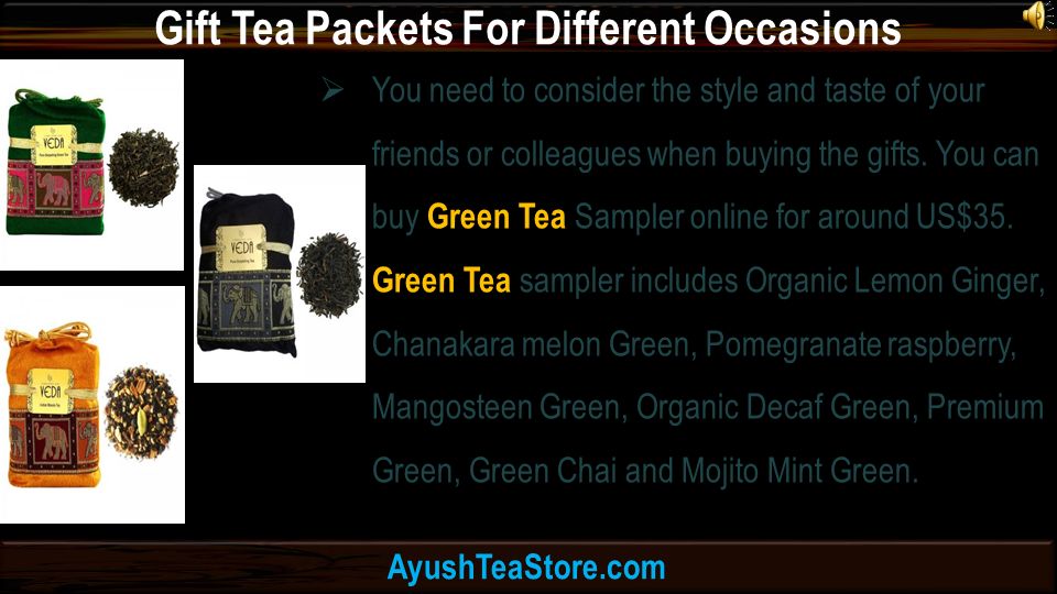  You can nicely decorate the pack for offering as tea gifts for different occasions birthdays, anniversaries and wedding.
