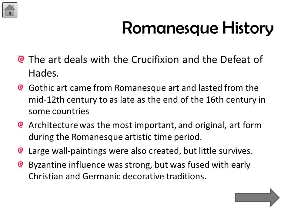 romanesque time period