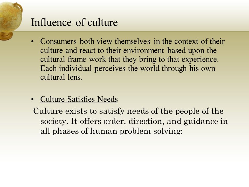 external influences on consumer behavior