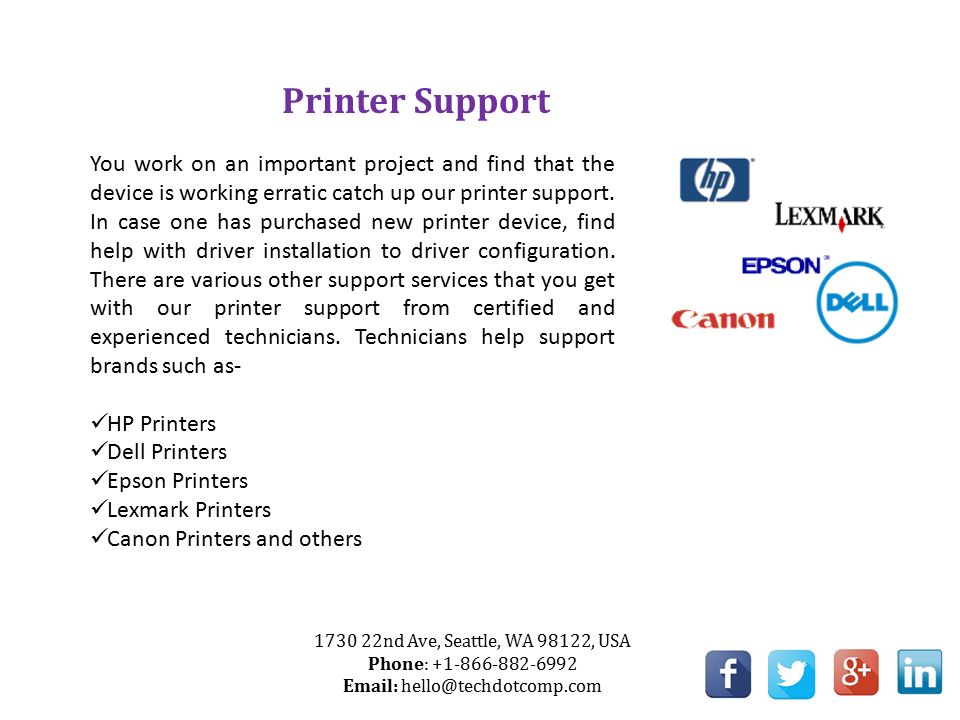 Printer Support You work on an important project and find that the device is working erratic catch up our printer support.