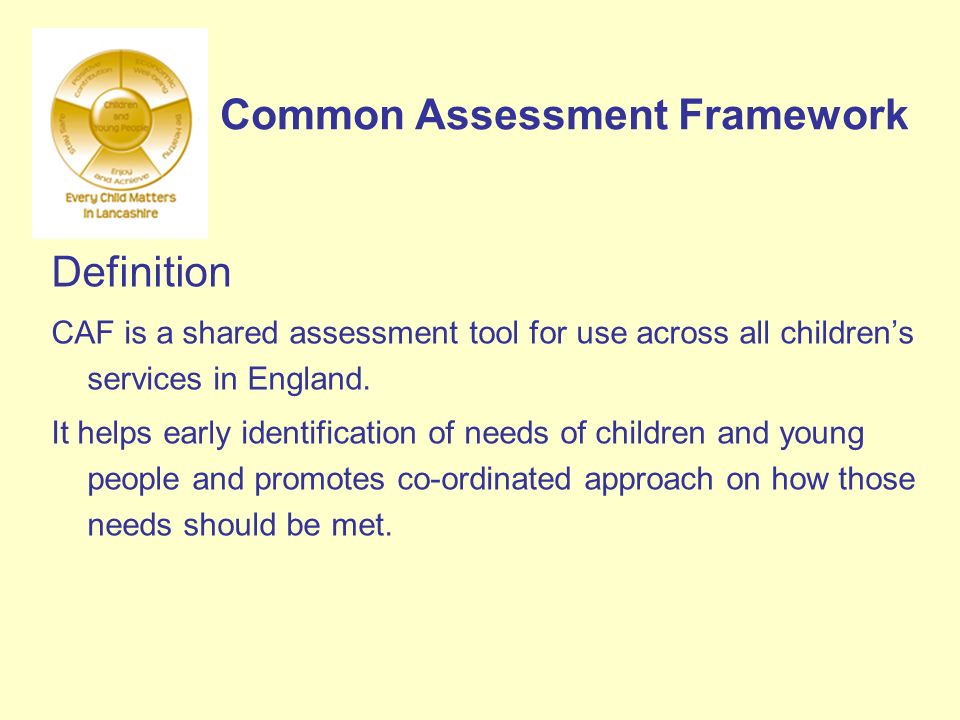 Children Services Directory Common Assessment Framework And Contactpoint Stephen Lees Contactpoint It Project Manager Information Sharing And Assessment Ppt Download