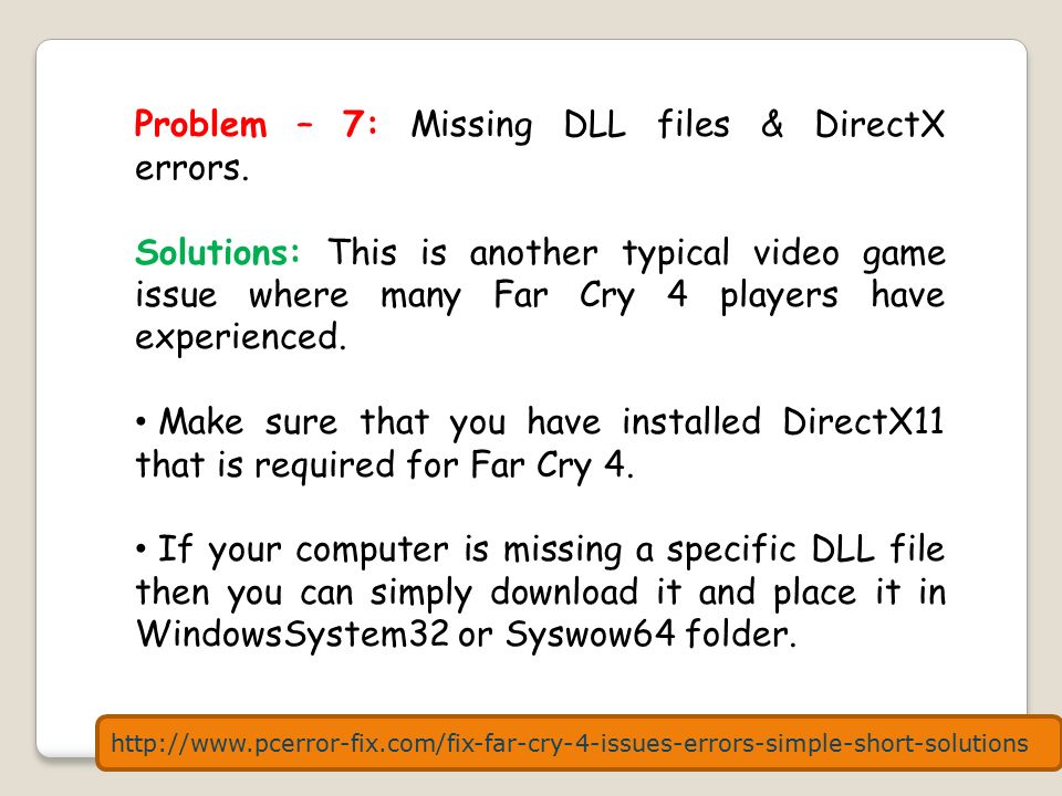 How to fix Far Cry 4 issues and errors with very simple and short solutions  - ppt download