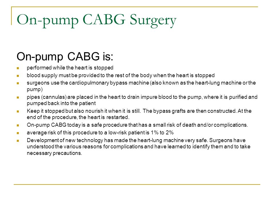 on and off pump coronary artery bypass grafting cabg david kim