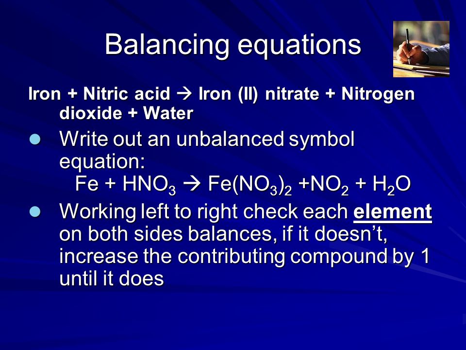 Chemical Equations L.O.: Construct balanced equations. - ppt download