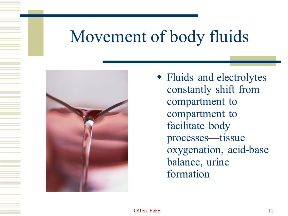 fluid electrolyte and acid base balance introduction to body fluids
