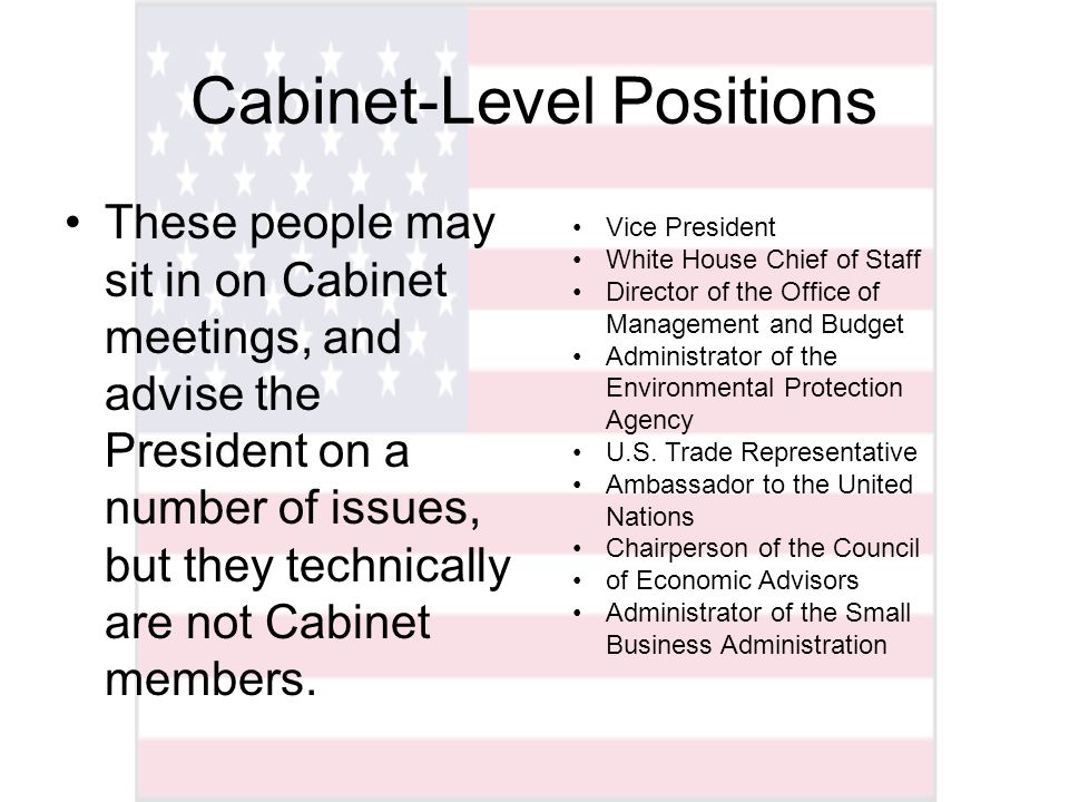 History Of The Tradition Of The Cabinet Dates Back To The