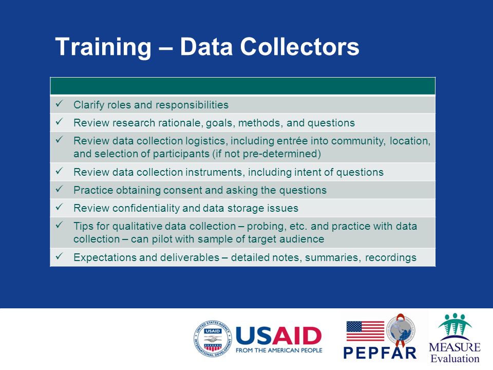 Planning For Qualitative Data Collection Day 2 Session Ppt Download