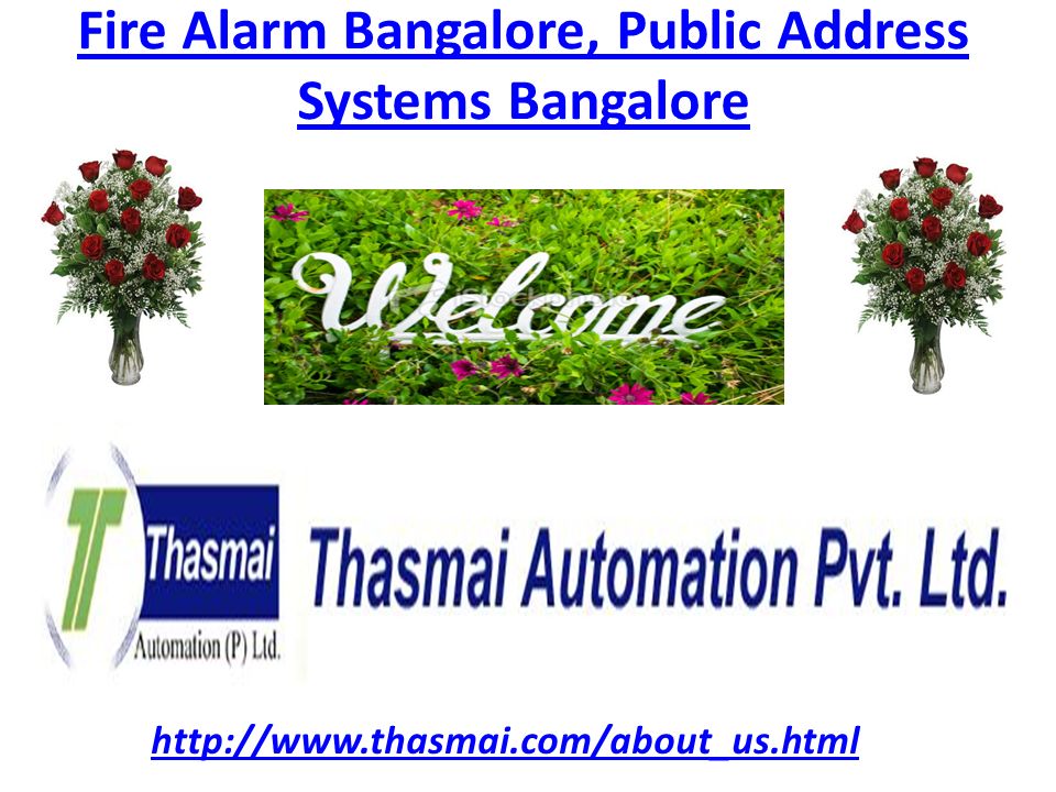 Fire Alarm Bangalore, Public Address Systems Bangalore